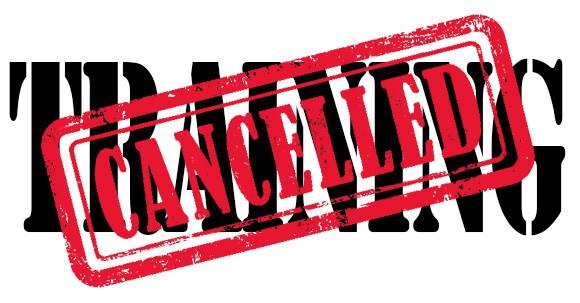 trainin canceled